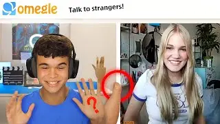 Pretending I Have TWO HANDS On Omegle