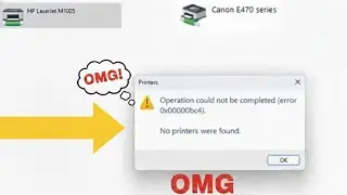 Fix Operation could not be completed error 0x00000bc4 No printers were found in Windows 11 / 10 🖨️✅