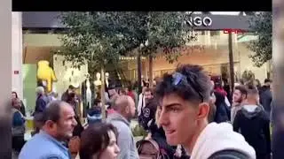 Terörist kadın turistin kamerasına da yansımış
