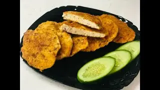 Рецепт вкусных и ароматных  отбивных из куриного фарша в панировке