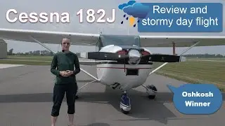 Cessna 182J Full review with flight | Fully upgraded award winning plane
