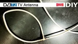 Antenna DVB - How to make - EASY - Antena DVBT2 digital TV / live TV / 
