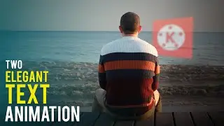 2 elegant Kinemaster Text animation | step by step tutorial