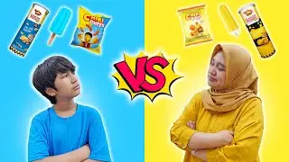 Makanan Biru vs Makanan Kuning Mana Yang Lebih Enak | Superduper Ziyan