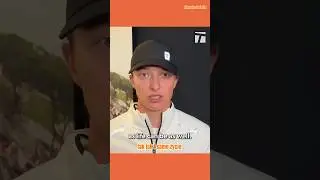 Tennis🎾↔️Life🙂, a short Q&A quiz with Iga done by @TennisChannel