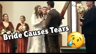 Bride Singing Causes Tears!