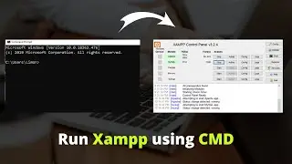 Run Xampp using Command line | How to run Xampp using CMD | Xampp | CMD