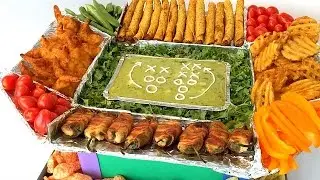 SNACKADIUM! How to Build a Snack Filled Stadium for your SUPER BOWL PARTY