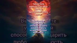 Тайная сила #эзотерика #мудрость #факты #семья #бабушка #внучата