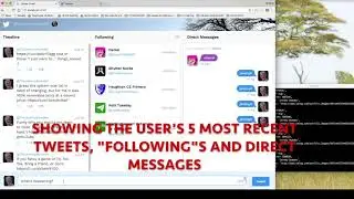 Twitter Client in Node complete