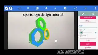 how to make sports logo. android mobile pixellab logo design