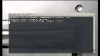 Full Web Framework Python Django Tutorial II Blog - Create First Project - Linux/Ubuntu/Windows