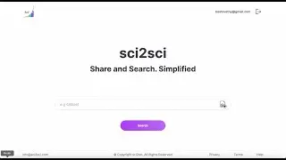 sci2sci: dataset search engine