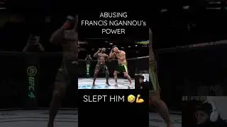 HOW to ABUSE FRANCIS NGANNOU’s POWER 💪 #ufc #ufc4knockouts #ufc4tips #francisngannou