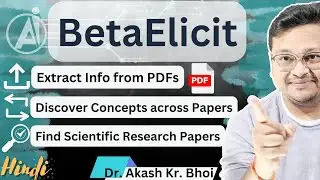 New Elicit Beta for Systematic Review and Meta-Analysis || Ai Literature Review || Hindi || 2023