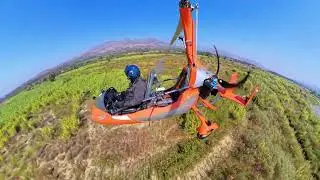 Fun Flight low over the riverbed