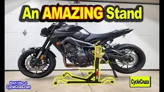 BEST Motorcycle Stand - BURSIG Center Lift Stand Review | Yamaha MT09