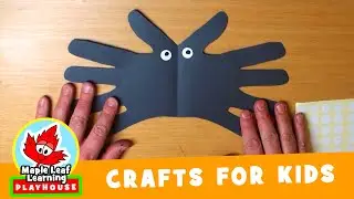Hand Spider Craft for Kids | Maple Leaf Learning Playhouse