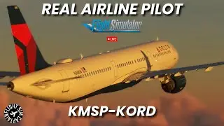 FENIX A319 - KMSP-KORD - Delta Ops- Real Airline Pilot