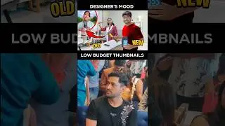 Low Budget Thumbnail Vs High Budget Thumbnails #shorts #msdhoni #cricket