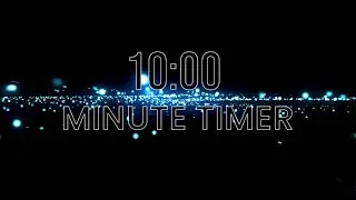 10 Minute Countdown | Cinematic Timer For 10 Mins | Star Timer Countdown #glitch #timer