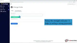 How to change the password of your Virtualizor account   PD Hosting