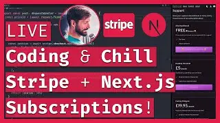 Subscription Payments with Stripe, Supabase & Next.js 🤑🔴 LIVE Coding & Chill
