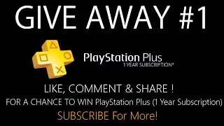 Playstation Plus (12 Months) Subscription GIVEAWAY !!! | Giveaway #1