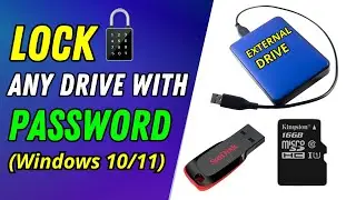How To LOCK Computer Drive With Password || Lock Drive With Password Windows 11
