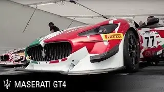 Maserati racing at Competition102 GT4 European Series 2016. Monza