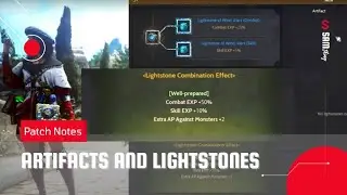 Artifacts and Lightstones Introduced! T10 Horse Mats and QoL Improvements