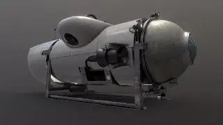 OceanGate Titan submersible 3D model