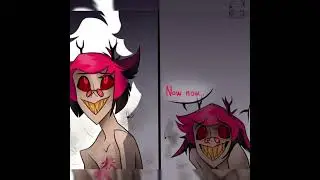 Hazbin Hotel Comic | Alastor Take A Bath | Credit the arts  @valrielArt owned  by @lustposting69