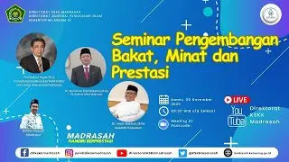🔴 [LIVE] Seminar Pengembangan Bakat, Minat dan Prestasi