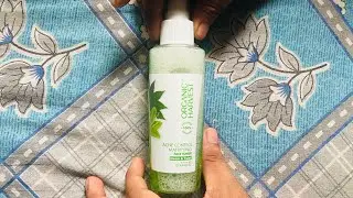 Organic Harvest acne control mattifying face toner Review #organicharvest #organic #organicfarming