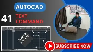 Part - 41 (text command) How to Use Text in 