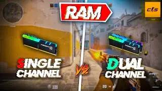 Counter Strike 2 : Ram Single Channel vs Dual Channel | FPS TEST
