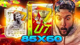 96+ MERCI EA !! JE PACK 9 ICONES & HEROES GOLAZO dans le 85X60 ! FC 24