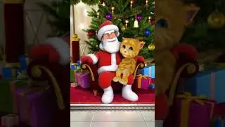 Дед Мороз собирается с котом в школу, и ругает его за замечание языка и орёт! 12+
