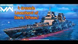Modern Warships: FGS F126. Equipped 4 Grenade Launchers of Ikara (324mm) for testing purposes only