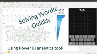 Wordle Solving using Analytics