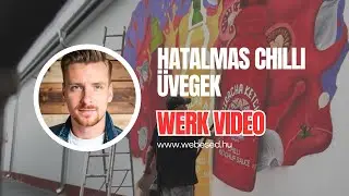 Streetart Falfestés / Chilli üvegek /