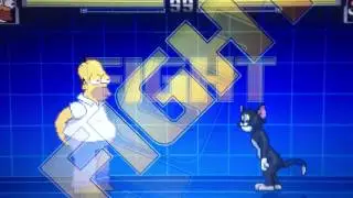 Homer Simpson VS Tom The Cat Mugen