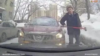 Неадекватные люди за рулем . Психи на дорогах.