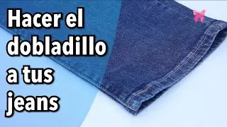 Cómo hacer el dobladillo a un pantalón vaquero o jeans