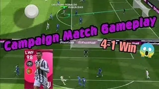 PES Campaign Gameplay. How to Win Campaign Match in PES Tutorial Trick | eFootball PES 2021 Mobile
