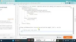 Cycle Detection In Undirected Graph || Using DFS || C++ || GRAPH || CODING NINJA