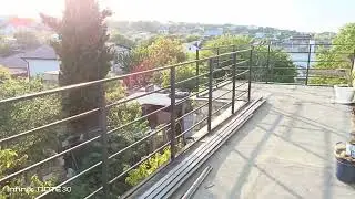 Доделали ограждение второй этаж дача.