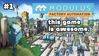 Modulus 1.0 Full Release! -- This Might Be the Most Creative Factory Game Yet..