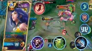 EDITH ROAM BUILD AND EMBLEM 🤔|| EDITH BEST BUILD 2023 || EDITH BUILD TOP 1 GLOBAL (MLBB)